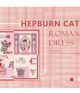 Hepburn Cat écharpe de soie