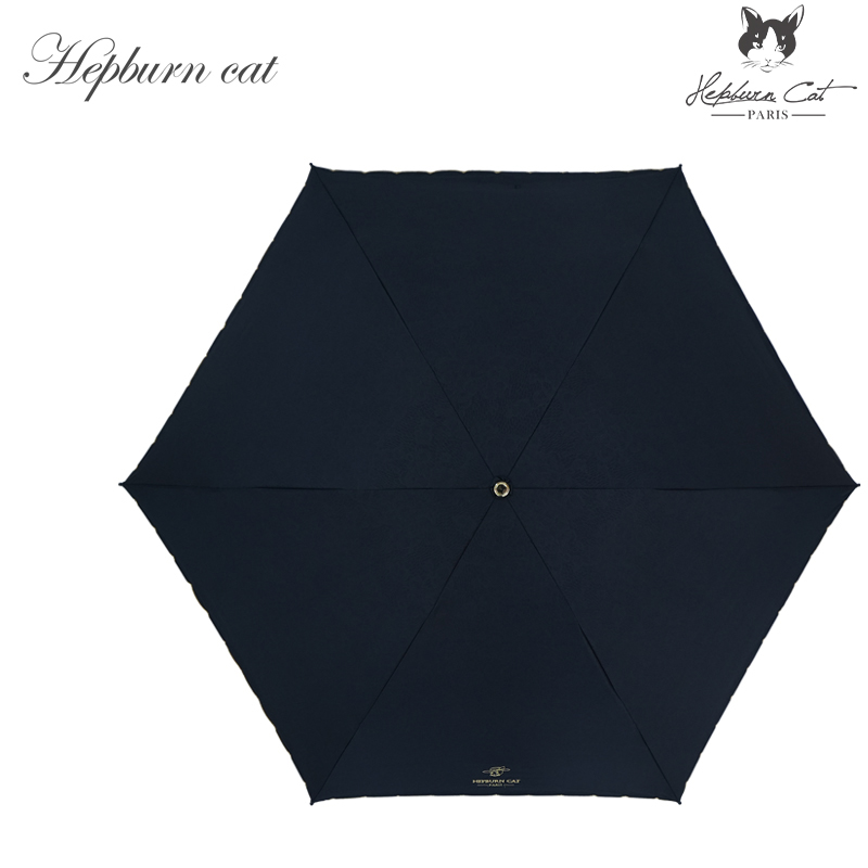 Hepburncat-Parapluie en satin gaufré soyeux de luxe – Image 3