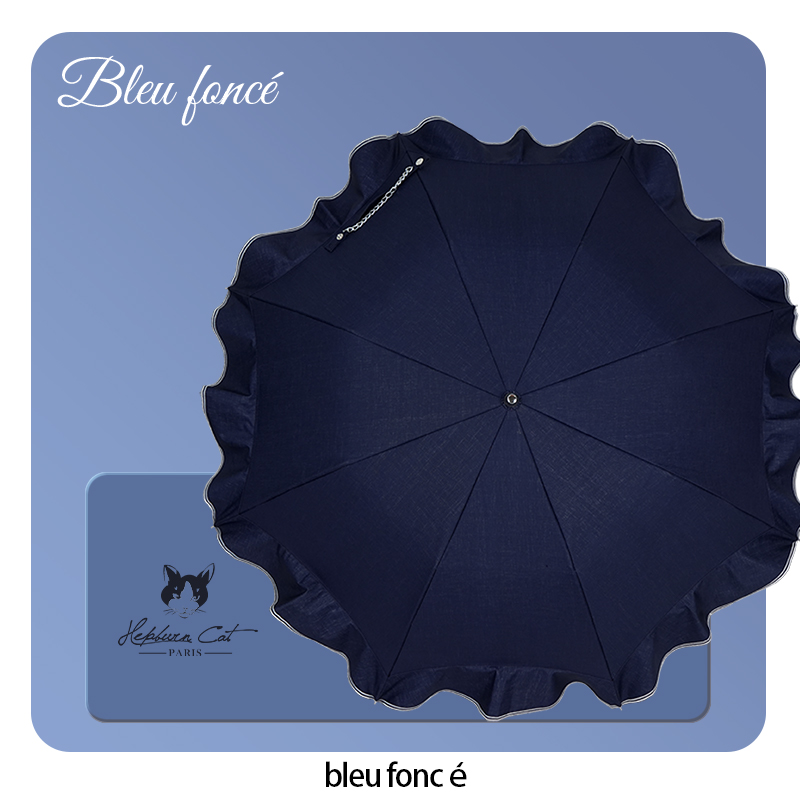 Hepburncat-Parapluie français à broderie rétro – Image 3